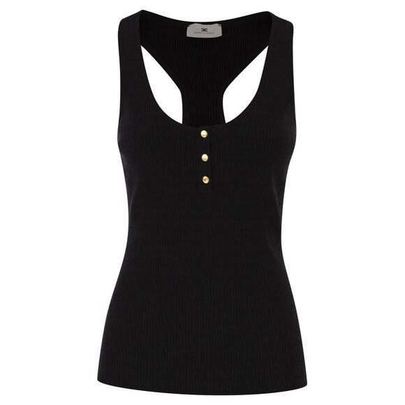 Elisabetta Franchi Women Micro-Cable Knit Top